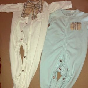BURBERRY 2 FOR ONE!!!!!! Baby one pieces
